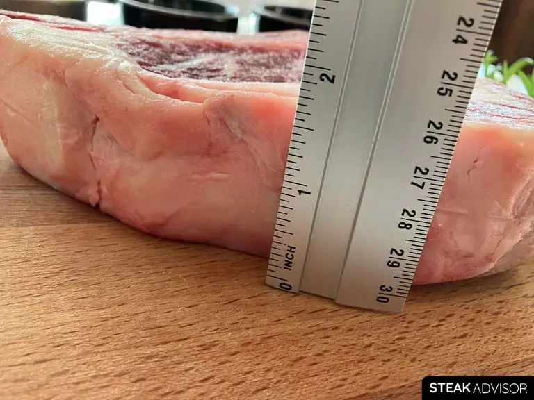 cowboy steak thickness