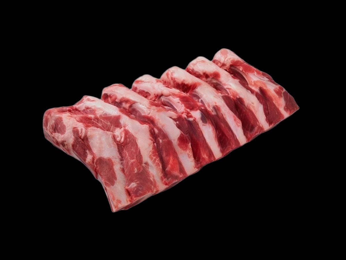 raw back ribs