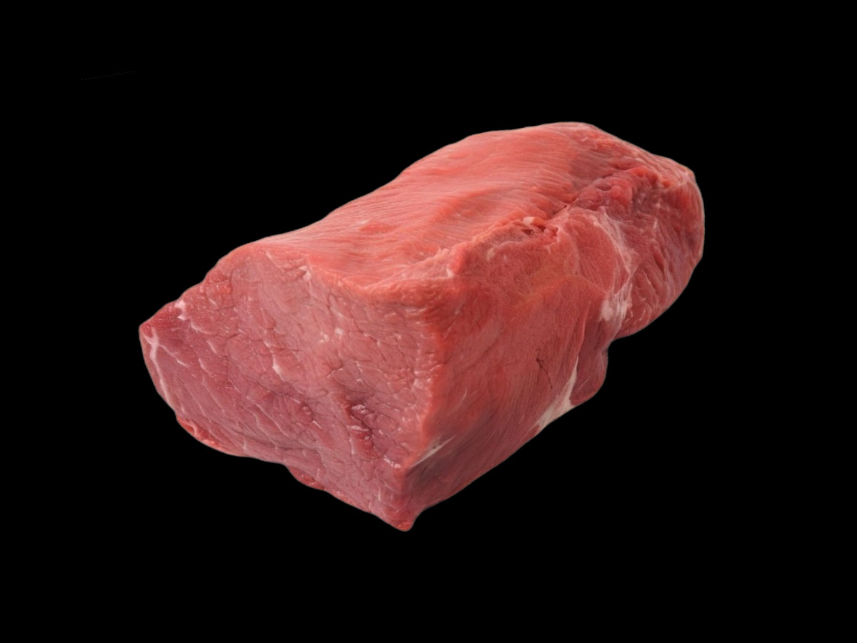 raw Bottom Round Rump Roast beef cut