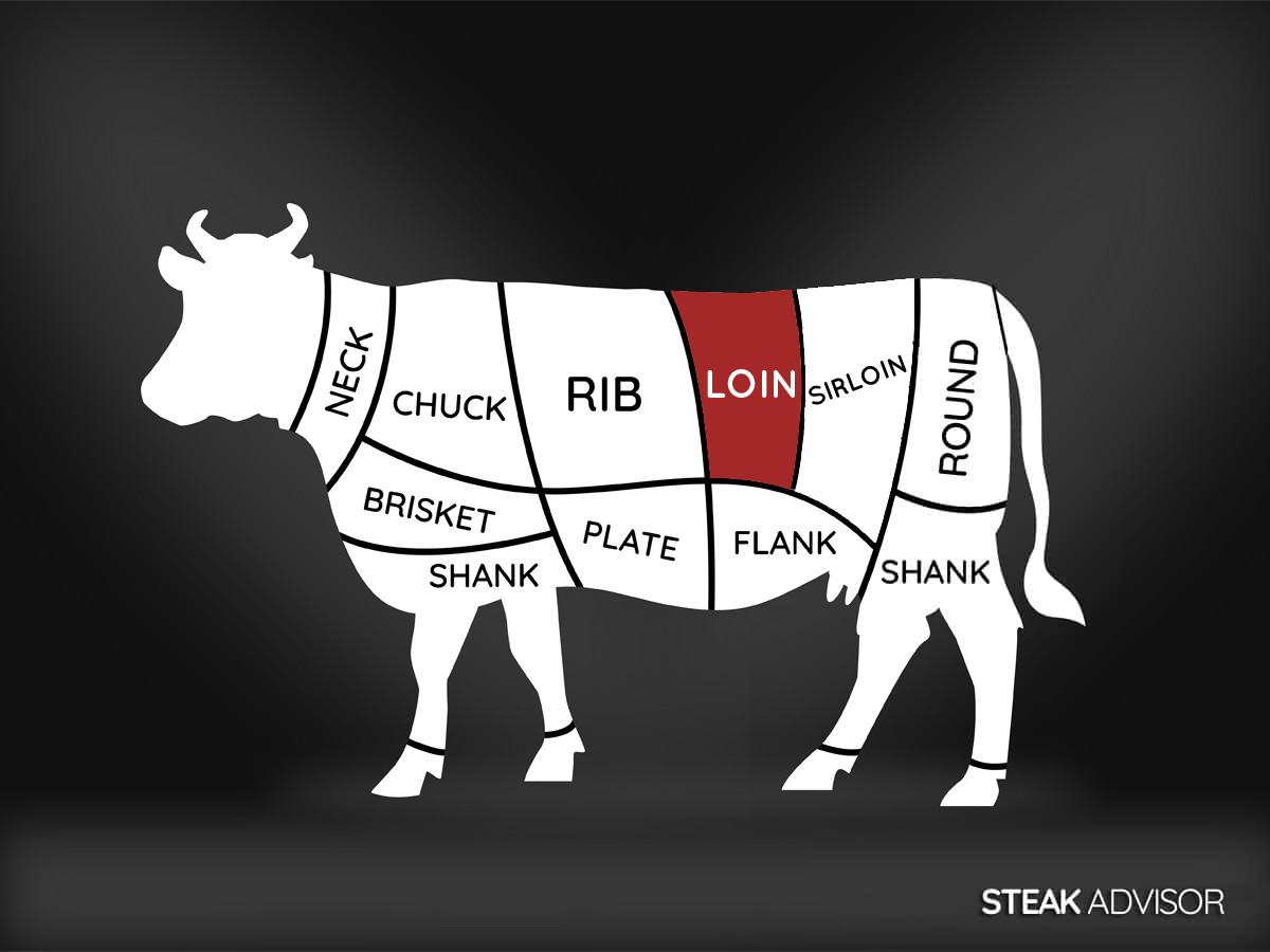 loin primal beef diagram