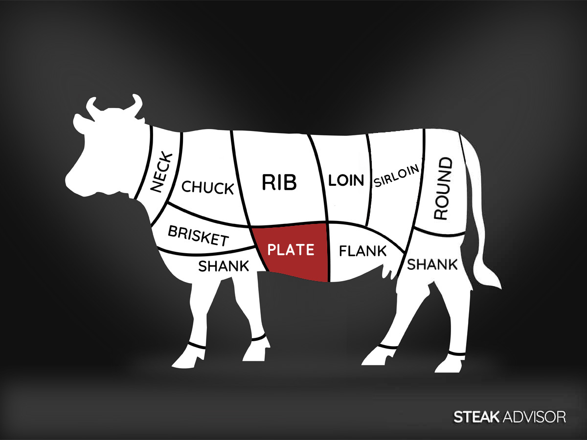 plate primal beef diagram