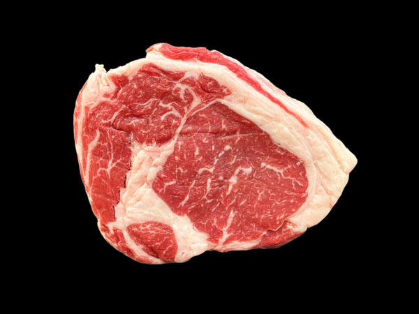 raw ribeye steak
